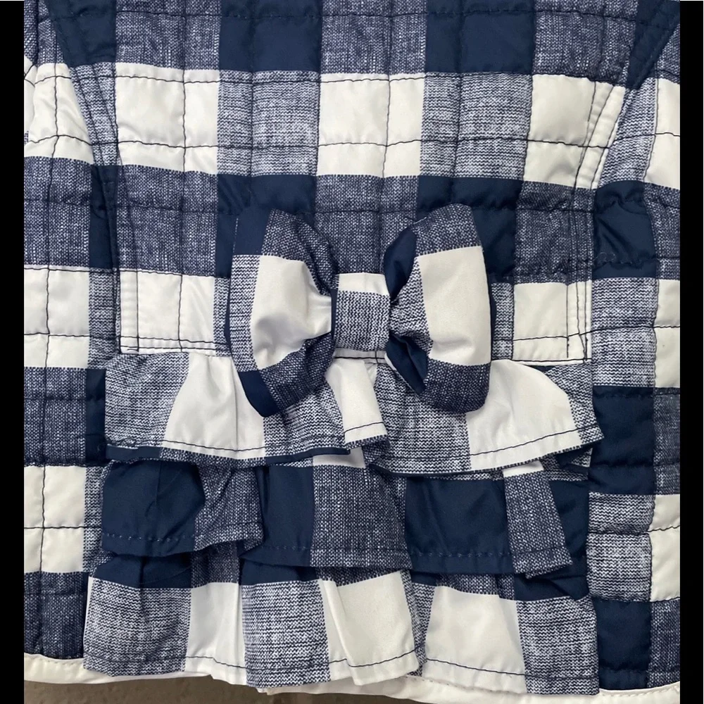 Urban Republic Girls check quilted jacket 12 M
